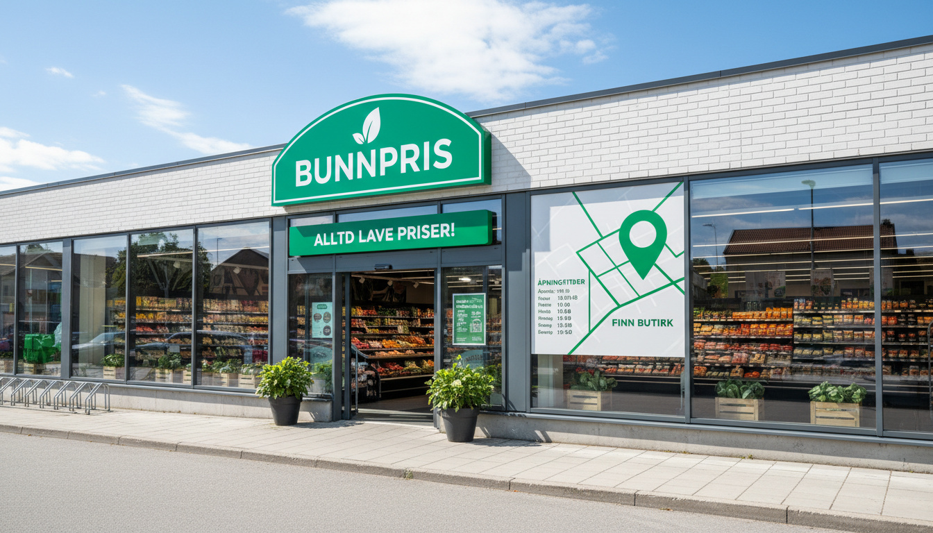 Bunnpris Near Me – Finn nærmeste butikk, åpningstider og tjenester