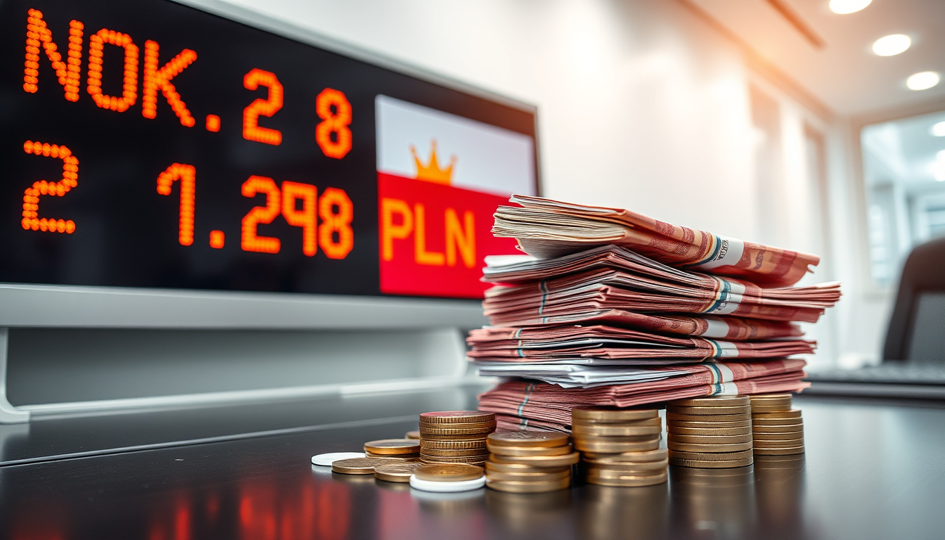 NOK / PLN: Valutakurs og konvertering i dag