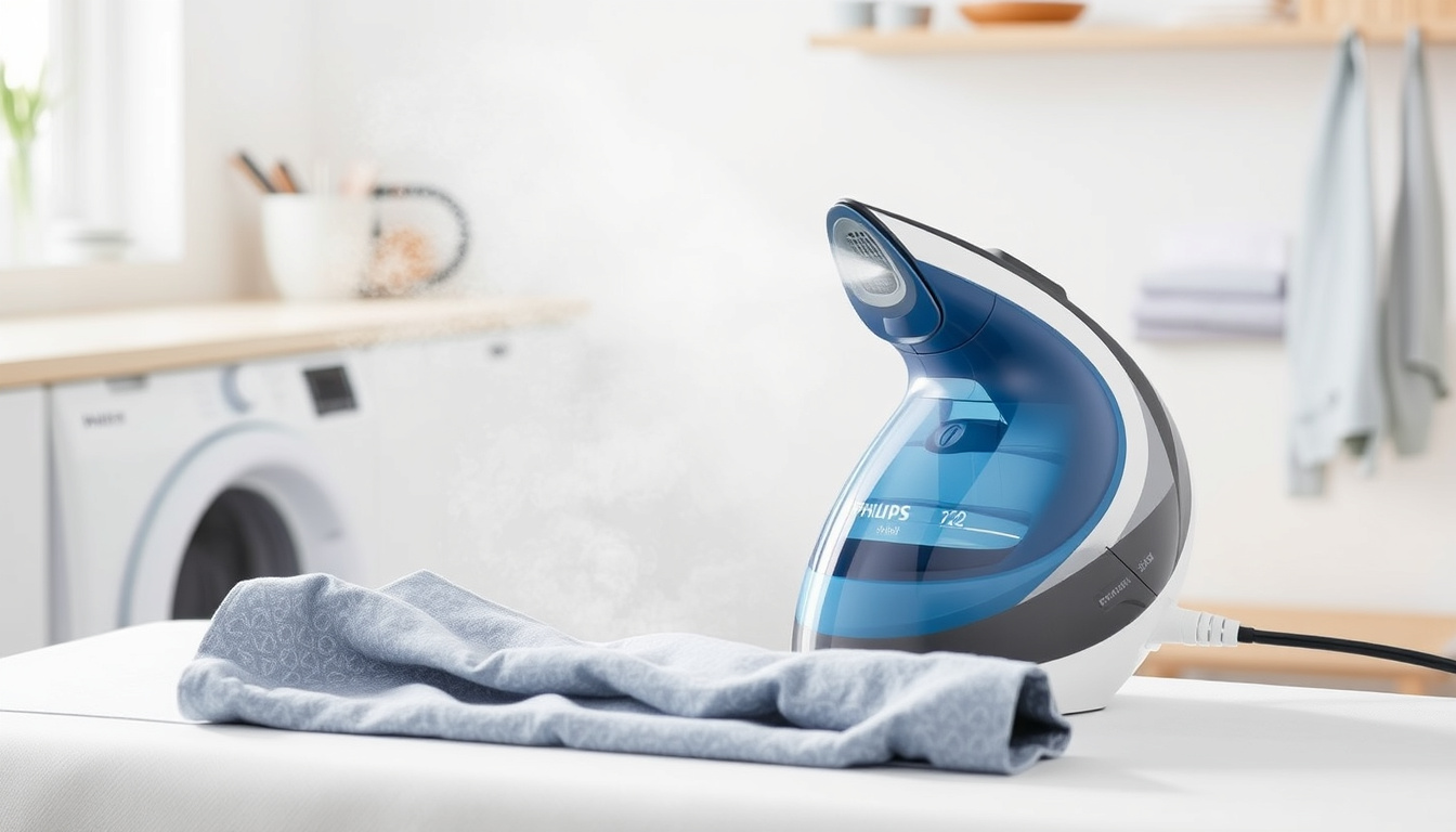 Philips Steamer 7000 – Kompakt dampstryker med 30s oppvarming