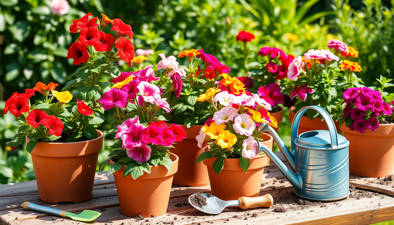 Sommerblomster i krukker – Komplett guide til planting og stell