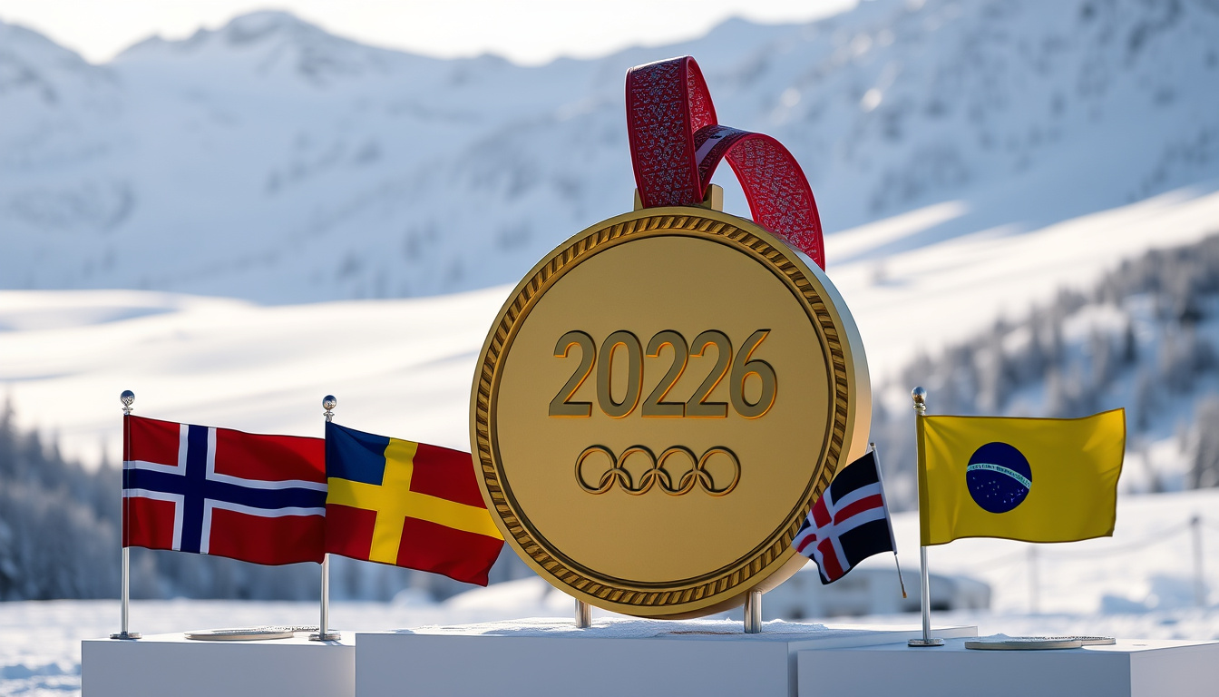 Vinter-OL 2026 medaljer: Norge, Sverige, Danmark og Brasil